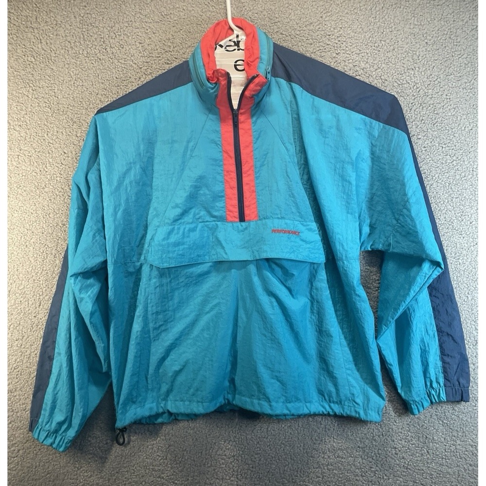Performance  Jacket Mens XL Performance Jacket 1/4‎ Zip Windbreaker